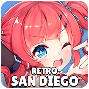 Retro San Diego Ship Icon Azur Lane