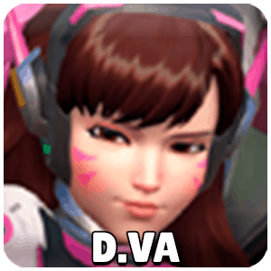D.Va Hero Icon Overwatch