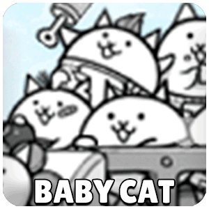 Baby Cat Character Icon Battle Cats