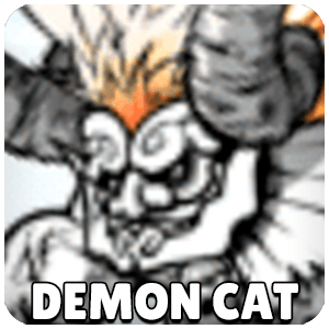 Demon Cat Character Icon Battle Cats